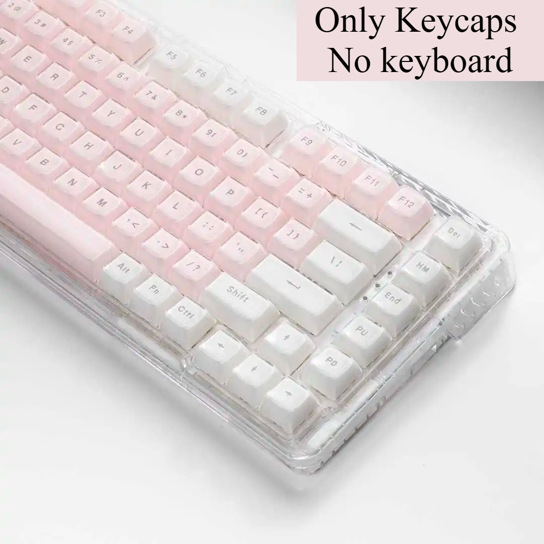 Przezroczyste klawisze Crystal – Pc Gaming Pink recenzja i cena